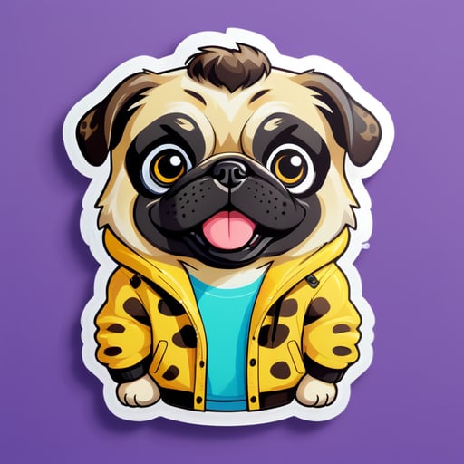 A mixture of leopada with pugs YouTuber