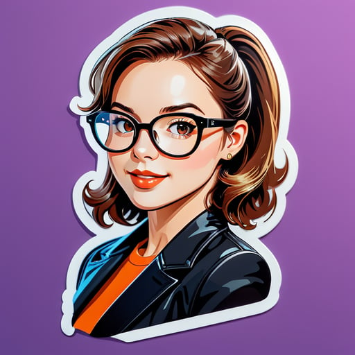Realistic, sexy, glasses, not cartoon