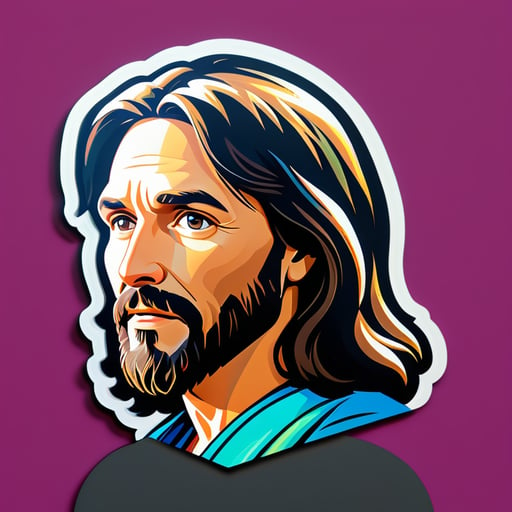 i saw that jesus sticker