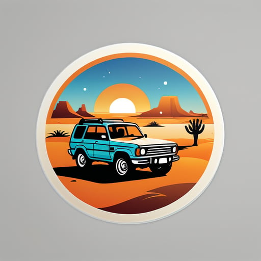 /imagine promp:desert,sahara,capming,capmer car,sunset
