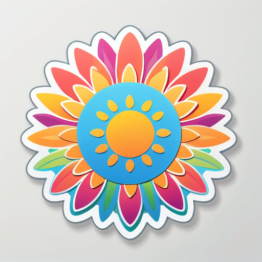 sun catcher sticker