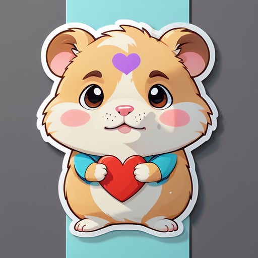 sad hamster funny boy heart emoji