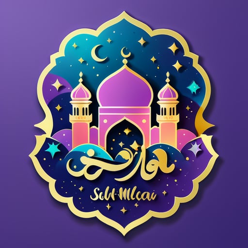eid mubarak sticker 2024