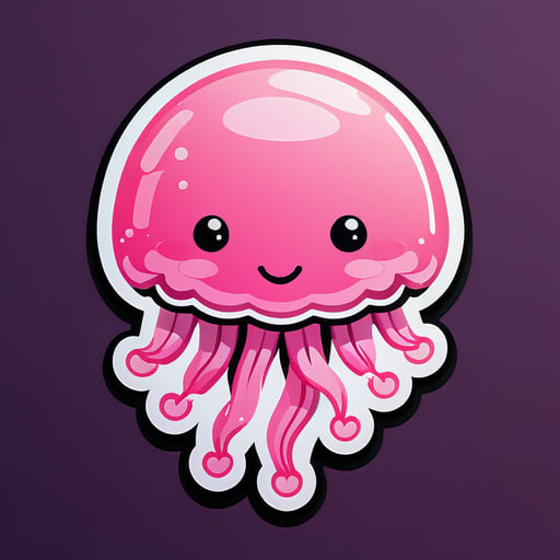 cute pink jellyfish