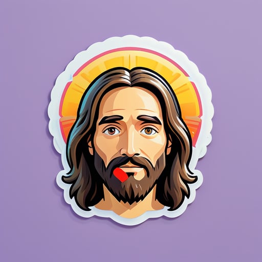 i saw that jesus sticker